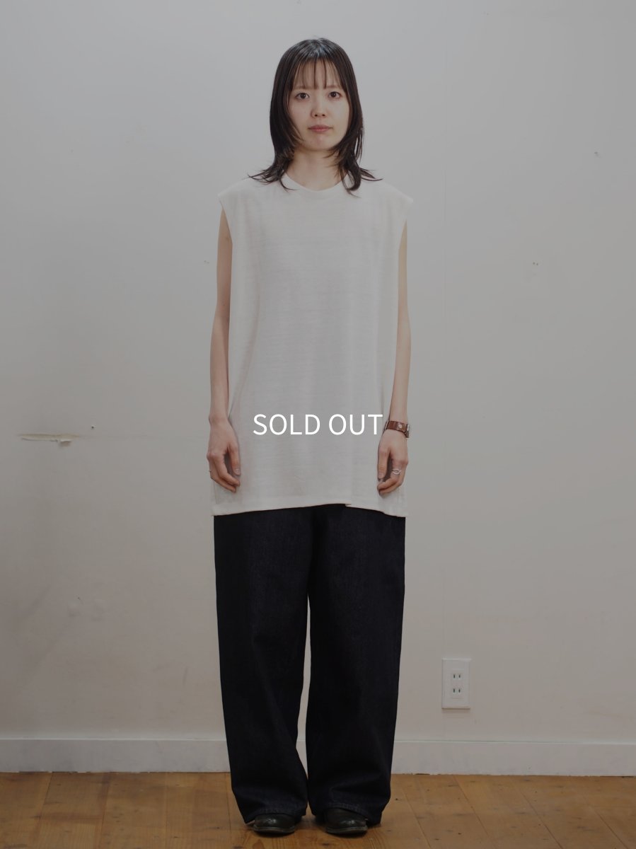 画像3: YOKO SAKAMOTO /  SLEEVELESS TOP / MAX HIGH COUNT HEMP JERSEY (3)