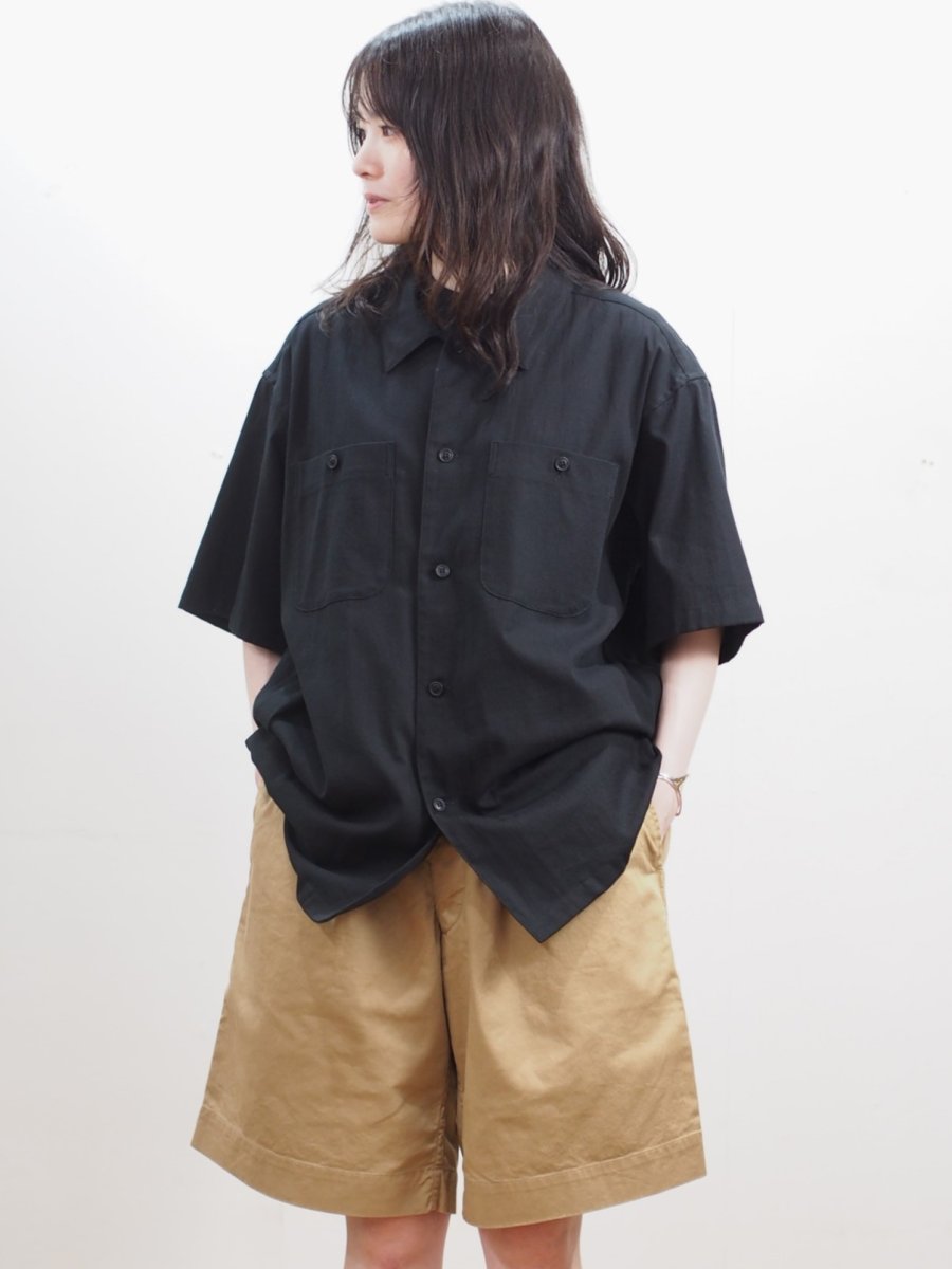 画像5: YOKO SAKAMOTO  /  UTILITY S/S SHIRT / COTTON PANAMA (5)