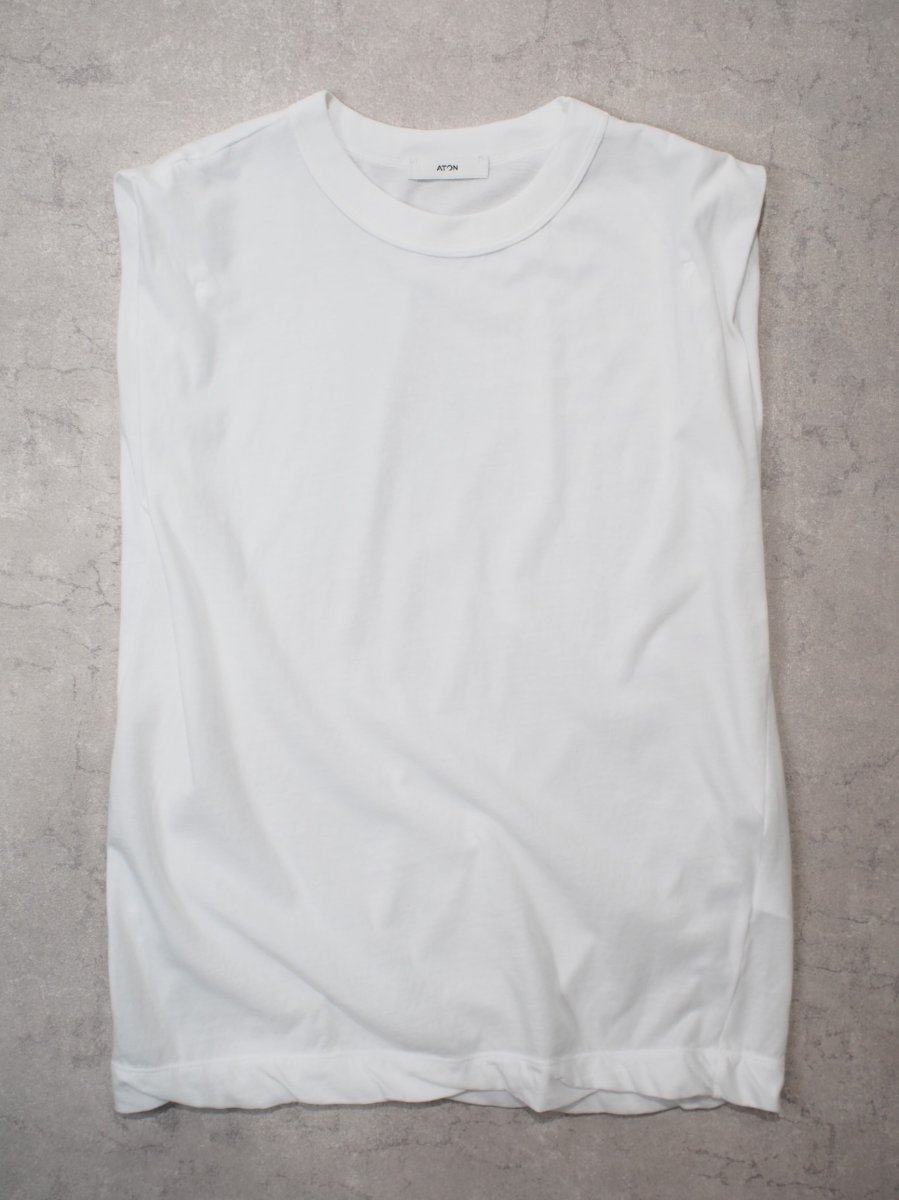 画像2: TANK TOP / FRESCA SINGLE JERSEY  (2)