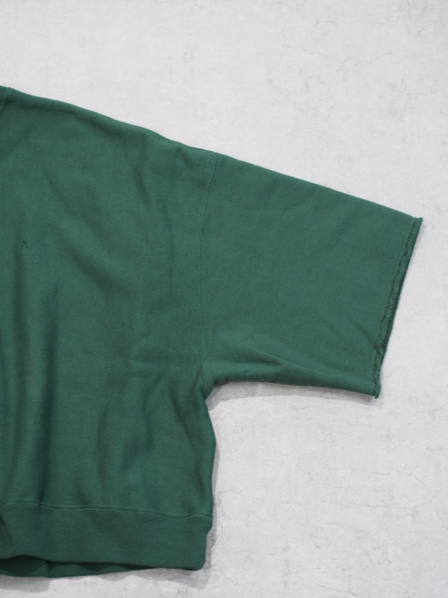 画像5: ATON OVERSIZED HALF SLEEVE SWEAT / NATURAL DYED URAKE (5)