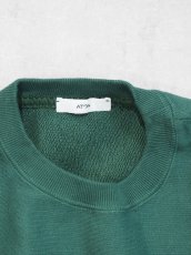 画像4: ATON OVERSIZED SWEAT SHIRT / NATURAL DYED URAKE (4)