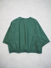 画像4: ATON OVERSIZED HALF SLEEVE SWEAT / NATURAL DYED URAKE (4)