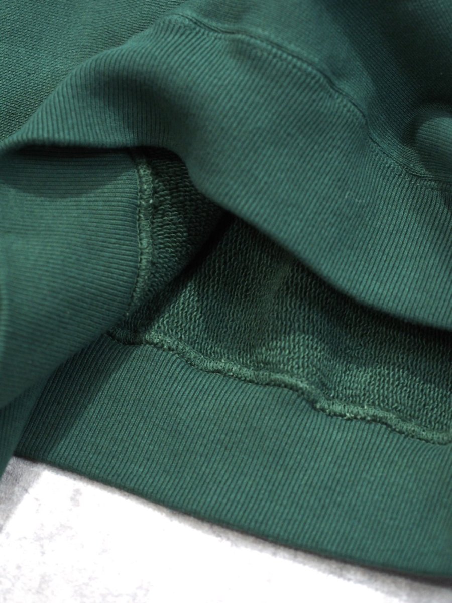 画像7: ATON OVERSIZED HALF SLEEVE SWEAT / NATURAL DYED URAKE (7)