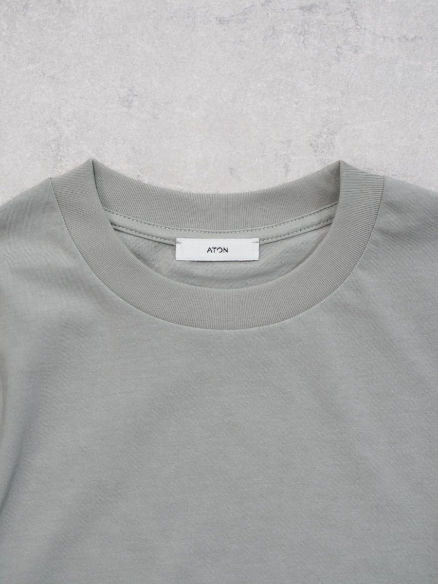 画像2: ATON  / LOOSE FIT LONG SLEEVE T-SHIRT / FRESCA PLATE (2)