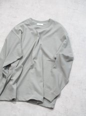 画像5: ATON  / LOOSE FIT LONG SLEEVE T-SHIRT / FRESCA PLATE (5)