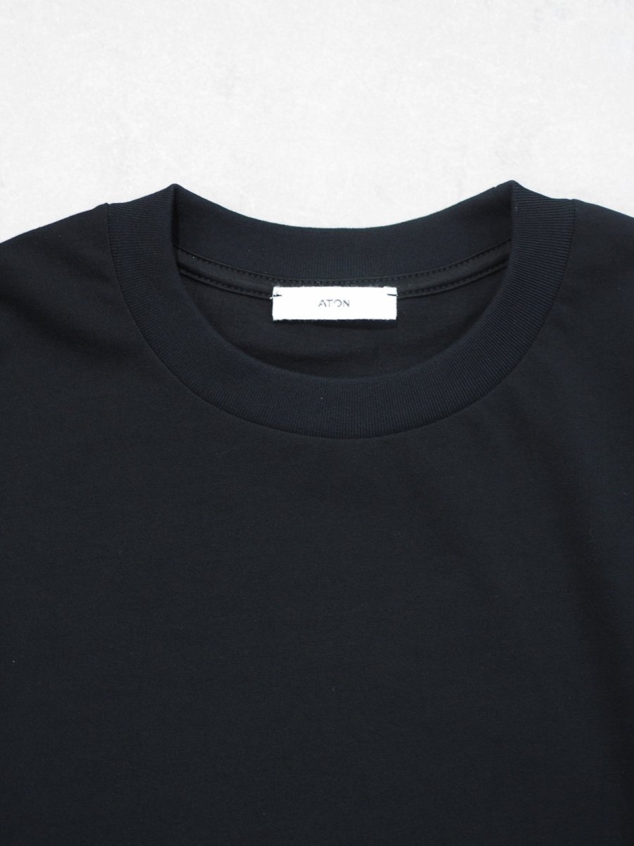 画像4: ATON  / LOOSE FIT LONG SLEEVE T-SHIRT / FRESCA PLATE (4)