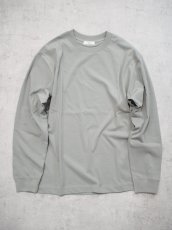 画像1: ATON  / LOOSE FIT LONG SLEEVE T-SHIRT / FRESCA PLATE (1)