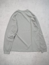 画像4: ATON  / LOOSE FIT LONG SLEEVE T-SHIRT / FRESCA PLATE (4)