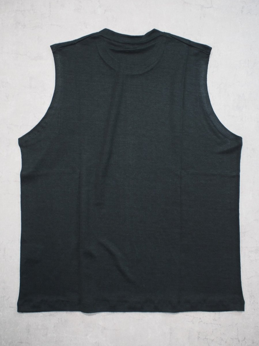 画像2: YOKO SAKAMOTO /  SLEEVELESS TOP / MAX HIGH COUNT HEMP JERSEY (2)