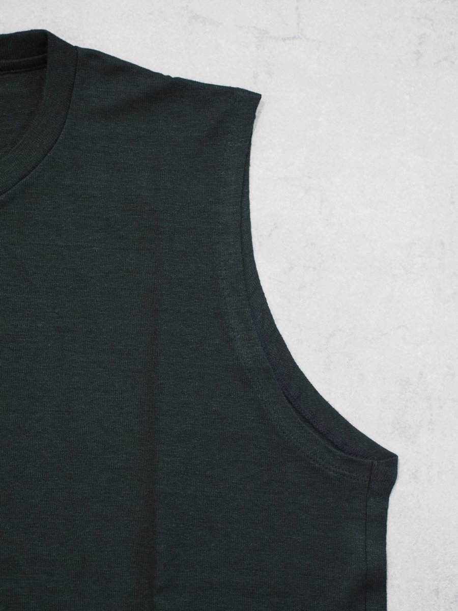 画像4: YOKO SAKAMOTO /  SLEEVELESS TOP / MAX HIGH COUNT HEMP JERSEY (4)