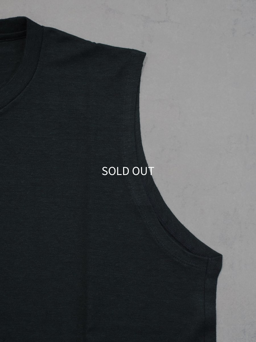 画像4: YOKO SAKAMOTO /  SLEEVELESS TOP / MAX HIGH COUNT HEMP JERSEY (4)