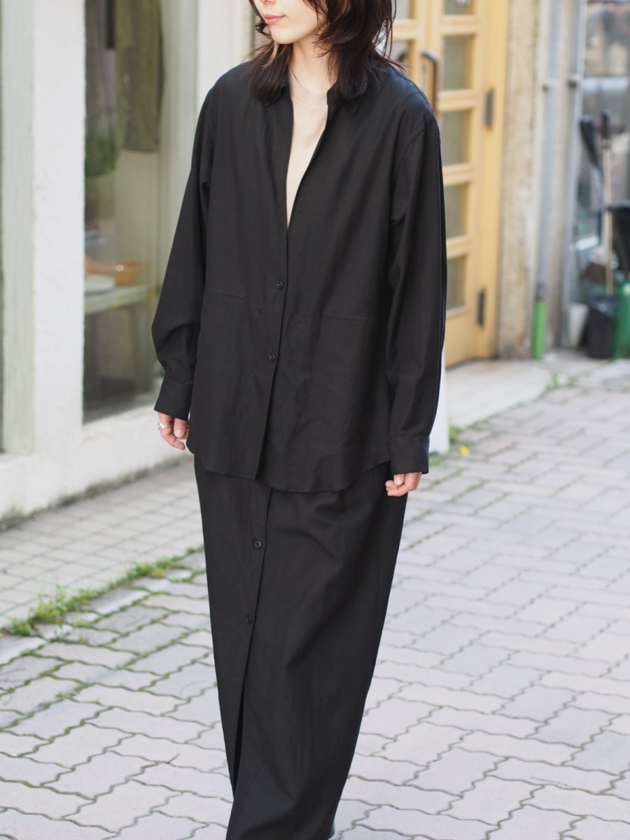 画像1:  YOKO SAKAMOTO  / TWO PIECE SHIRT DRESS /  RAYON × COTTON VIYELLA (1)