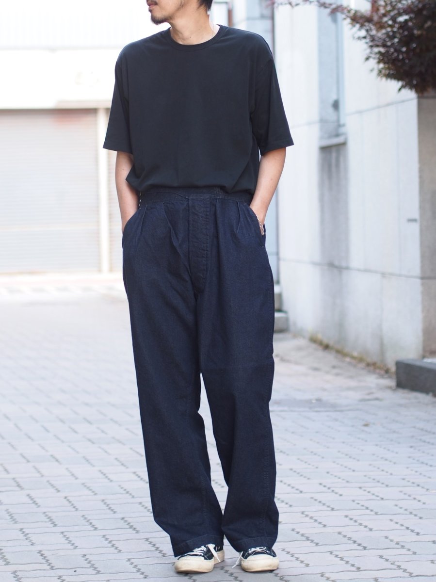 画像1: CIOTA / DENIM GURKHA PANTS (1)