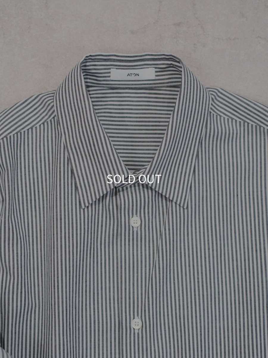 画像2: ATON / STANDARD SHIRT / WASHER BROAD (2)