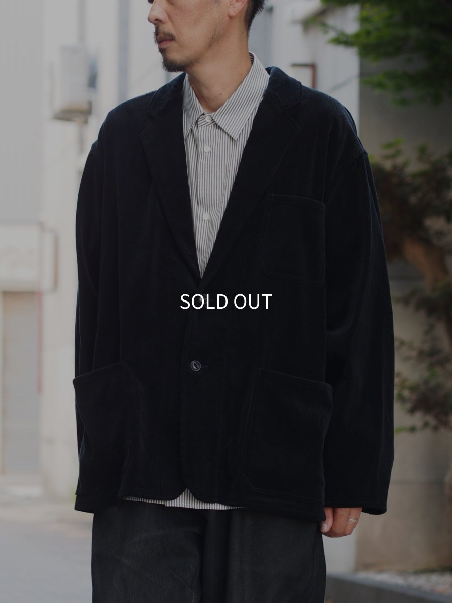 画像7: YOKO SAKAMOTO / WORK SUIT JACKET / CORDUROY (7)