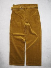 画像1: YOKO SAKAMOTO /  BELTED TROUSERS / CORDUROY (1)