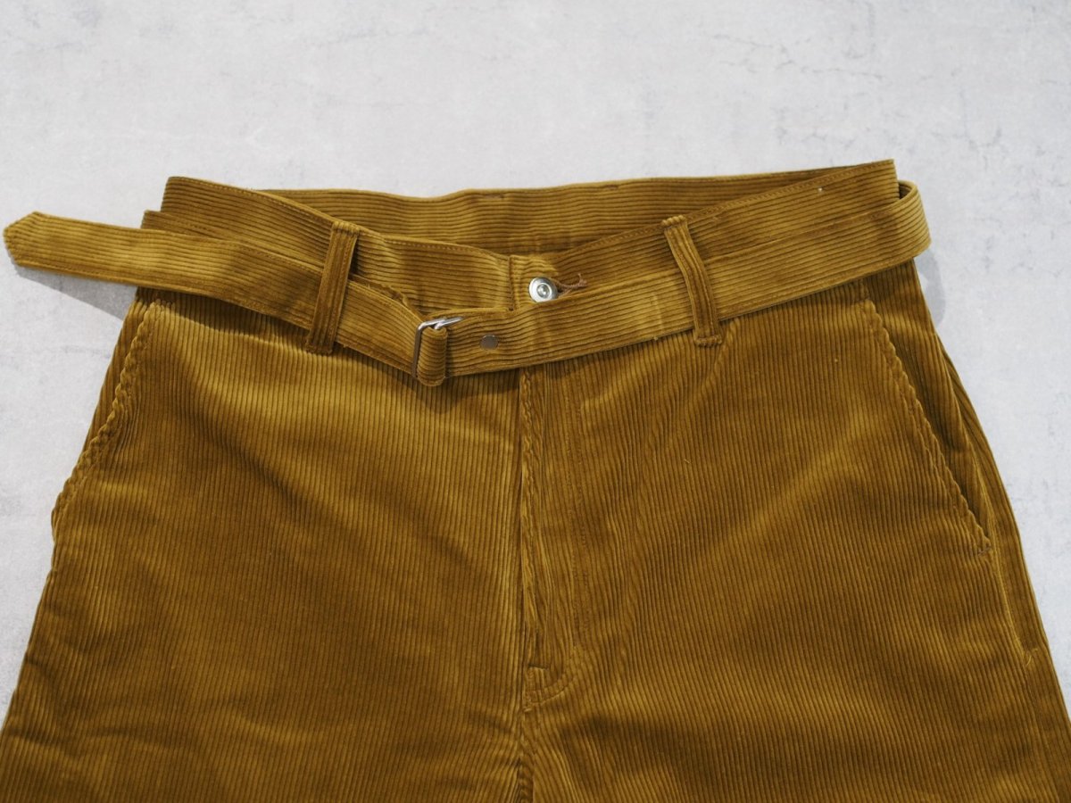 画像4: YOKO SAKAMOTO /  BELTED TROUSERS / CORDUROY (4)