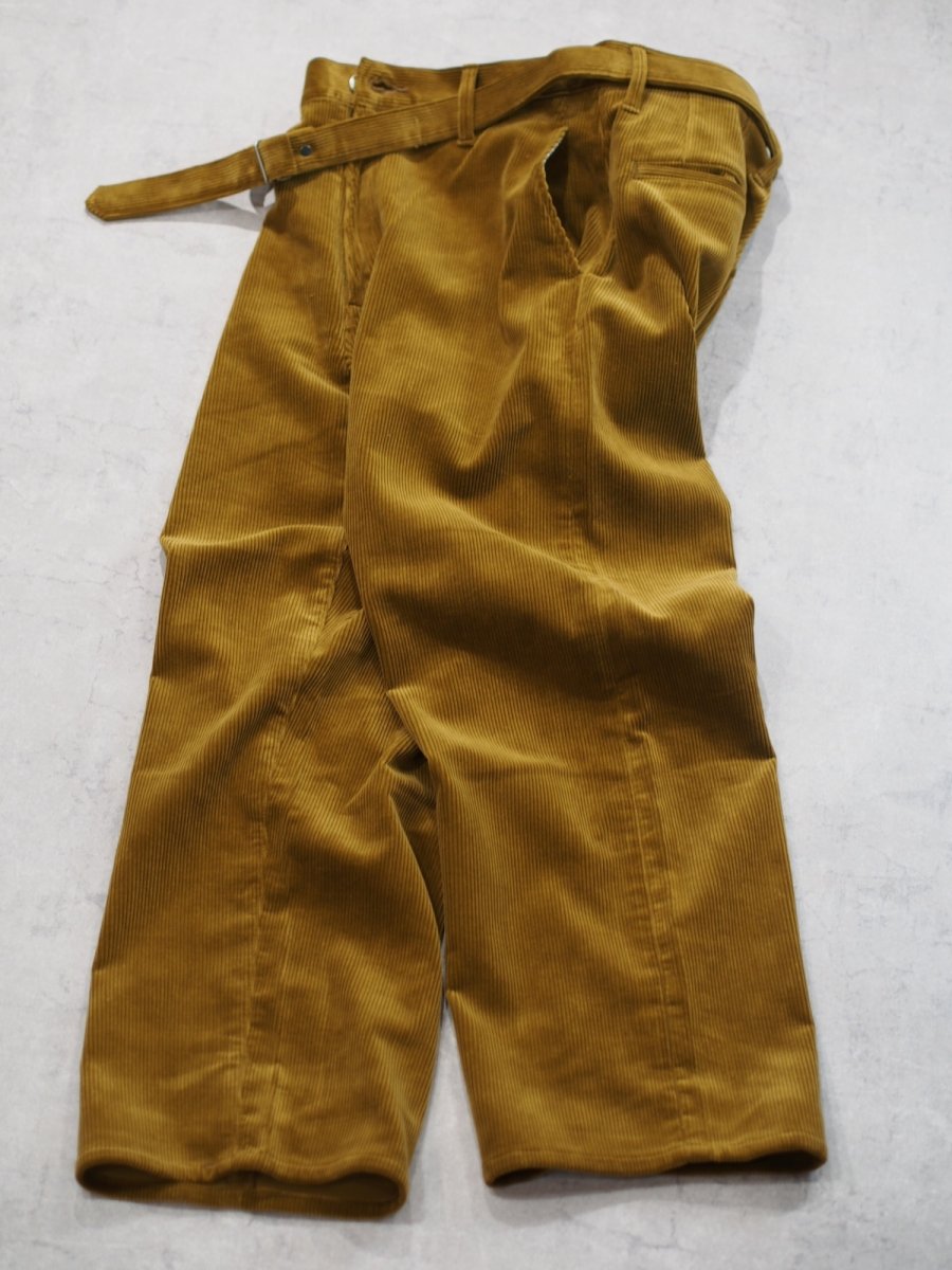画像6: YOKO SAKAMOTO /  BELTED TROUSERS / CORDUROY (6)