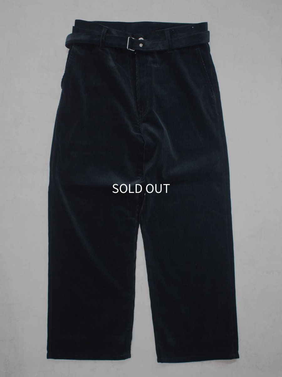 画像1: YOKO SAKAMOTO /  BELTED TROUSERS / CORDUROY (1)