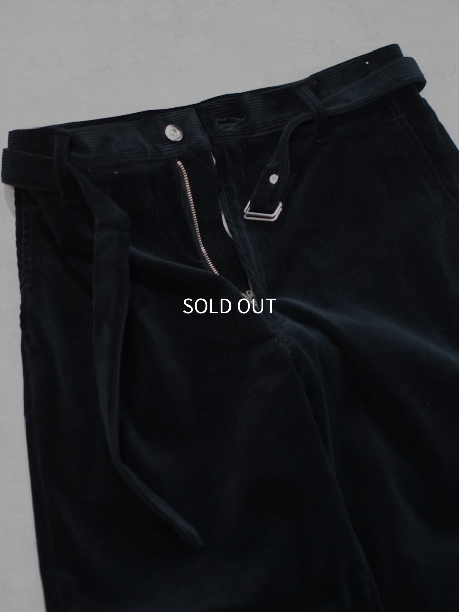 画像5: YOKO SAKAMOTO /  BELTED TROUSERS / CORDUROY (5)