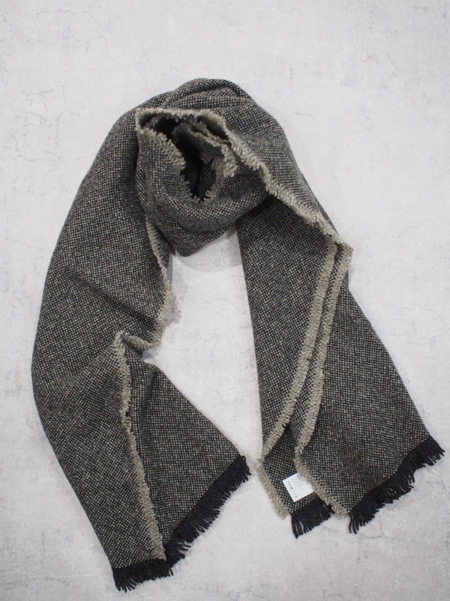 画像1: YOKO SAKAMOTO / WOOL LONG SCARF / BEIGE (1)