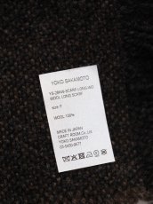 画像5: YOKO SAKAMOTO / WOOL LONG SCARF / BROWN (5)
