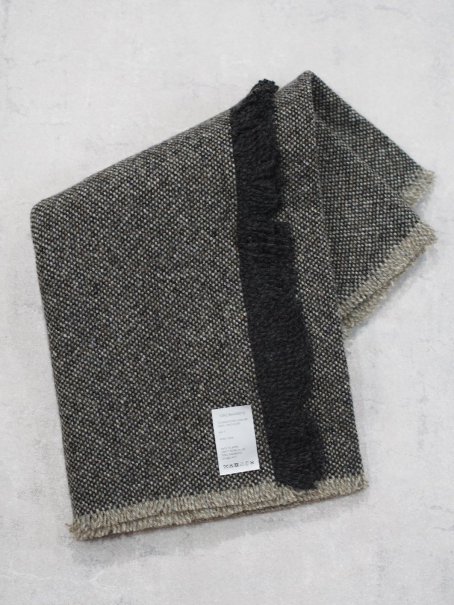 画像2: YOKO SAKAMOTO / WOOL LONG SCARF / BEIGE (2)
