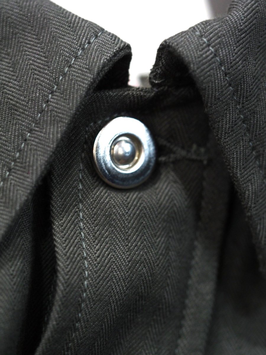 画像5: YOKO SAKAMOTO /  WORK BLOUSE / HERRINGBONE / OLIVE (5)