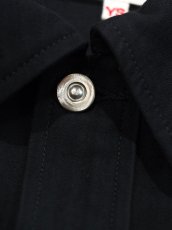 画像5: YOKO SAKAMOTO /  WORK BLOUSE / HERRINGBONE / BLACK (5)