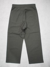 画像5: YOKO SAKAMOTO /  WORK 5POCKET STRAIGHT PANTS /  HERRINGBON / OLIVE (5)