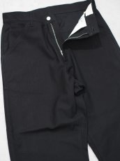 画像3: YOKO SAKAMOTO /  WORK 5POCKET STRAIGHT PANTS /  HERRINGBON / BLACK (3)