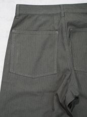 画像6: YOKO SAKAMOTO /  WORK 5POCKET STRAIGHT PANTS /  HERRINGBON / OLIVE (6)