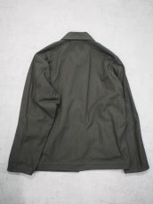 画像6: YOKO SAKAMOTO /  WORK BLOUSE / HERRINGBONE / OLIVE (6)