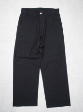 画像1: YOKO SAKAMOTO /  WORK 5POCKET STRAIGHT PANTS /  HERRINGBON / BLACK (1)