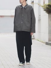 画像6: YOKO SAKAMOTO /  WORK BLOUSE / HERRINGBONE / OLIVE (6)