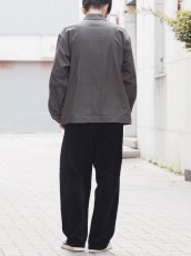 画像13: YOKO SAKAMOTO /  WORK BLOUSE / HERRINGBONE / OLIVE (13)