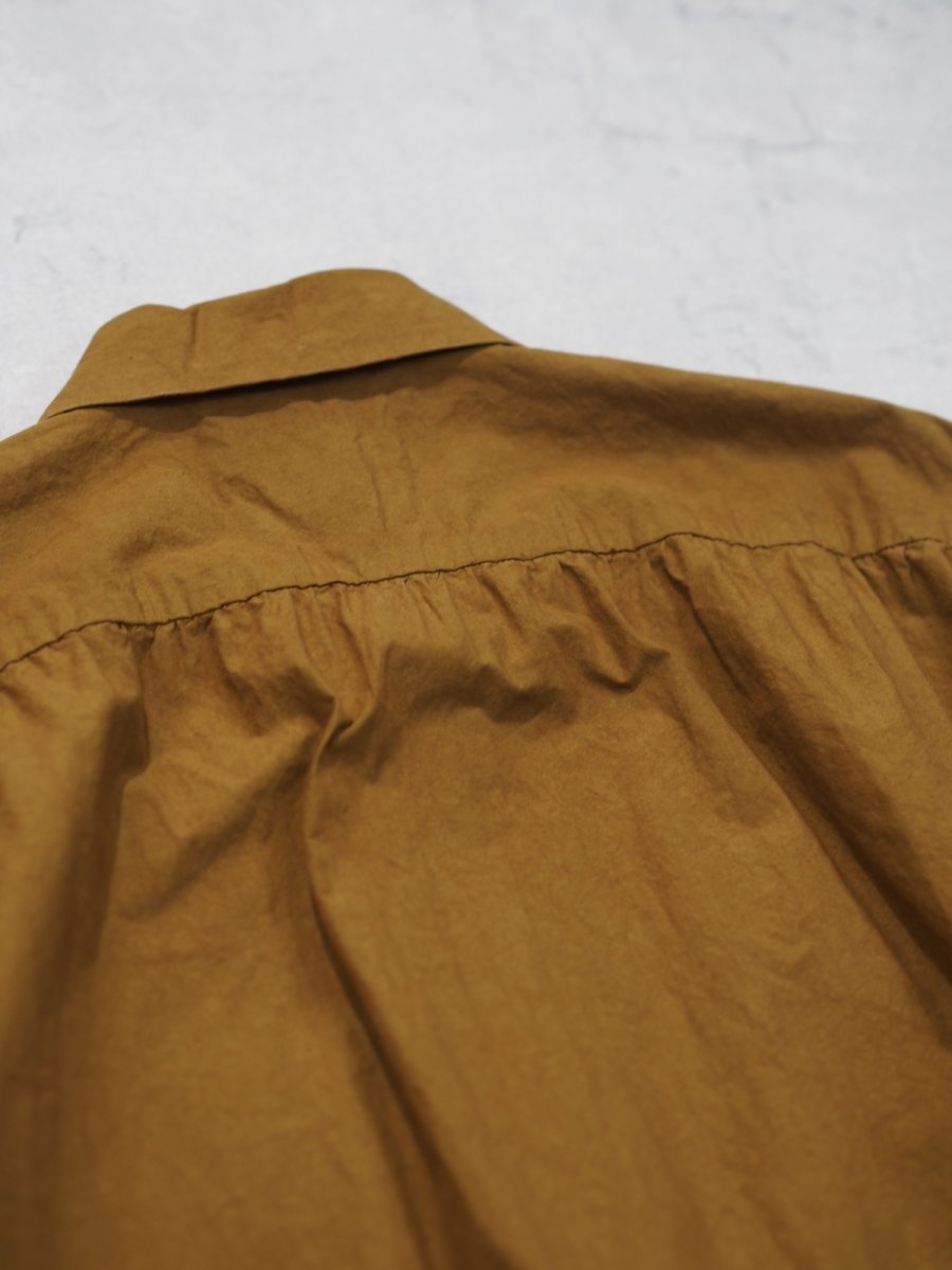 画像7: YOKO SAKAMOTO /  PULLOVER SHIRT /  MAX HIGH COUNT TYPEWRITER - GARMENT DYE (7)