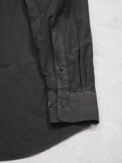 画像4: YOKO SAKAMOTO /  REGULAR COLLAR SHIRT /  MAX HIGH COUNT TYPEWRITER - NATURAL GARMENT DYE (4)