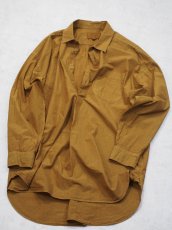 画像5: YOKO SAKAMOTO /  PULLOVER SHIRT /  MAX HIGH COUNT TYPEWRITER - GARMENT DYE (5)
