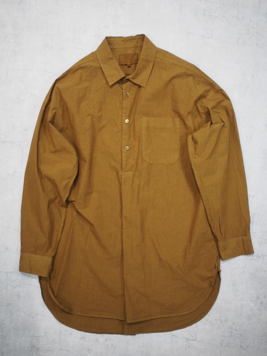 画像1: YOKO SAKAMOTO /  PULLOVER SHIRT /  MAX HIGH COUNT TYPEWRITER - GARMENT DYE (1)