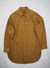 画像1: YOKO SAKAMOTO /  PULLOVER SHIRT /  MAX HIGH COUNT TYPEWRITER - GARMENT DYE (1)