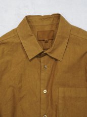 画像3: YOKO SAKAMOTO /  PULLOVER SHIRT /  MAX HIGH COUNT TYPEWRITER - GARMENT DYE (3)