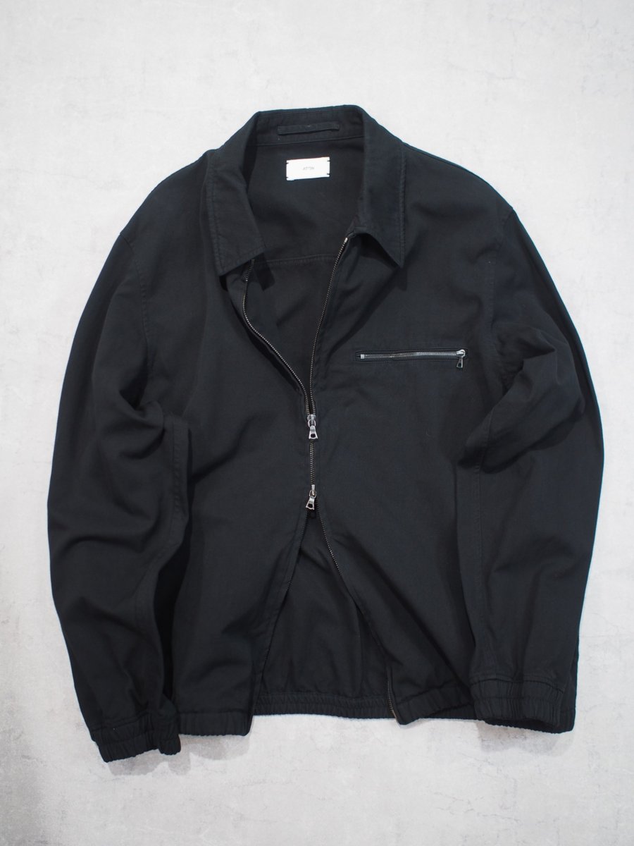 画像2: ATON / HARRINGTON JACKET / COTTON GABARDINE (2)