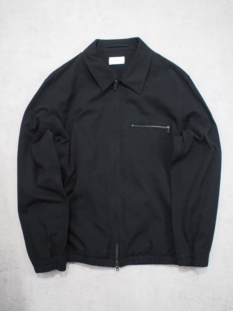 画像1: ATON / HARRINGTON JACKET / COTTON GABARDINE (1)