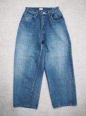 画像1: CIOTA / WIDE BAGGY 5 POCKET PANTS / Medium Blue (1)