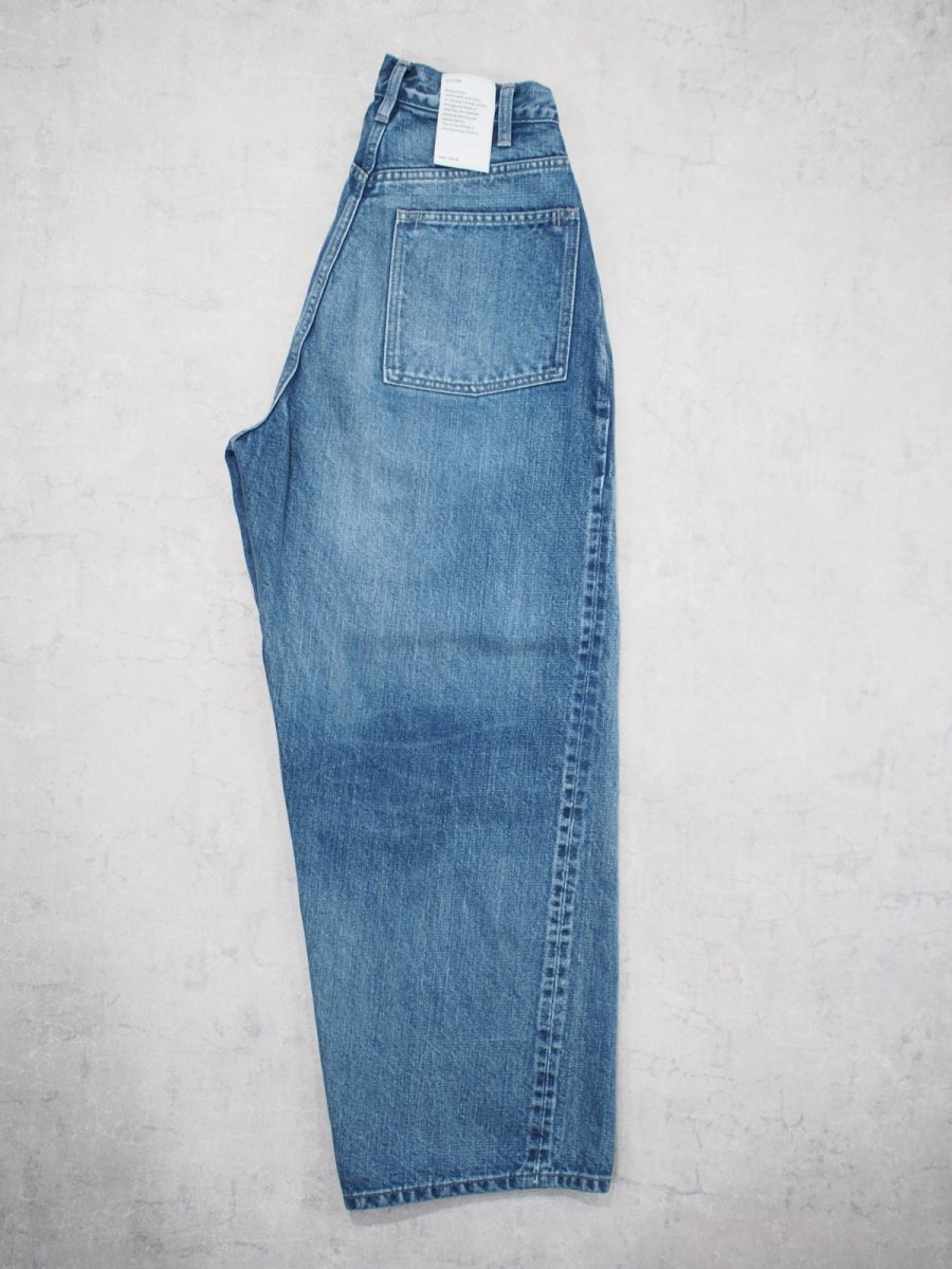 画像5: CIOTA / WIDE BAGGY 5 POCKET PANTS / Medium Blue (5)