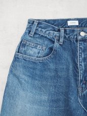 画像3: CIOTA / WIDE BAGGY 5 POCKET PANTS / Medium Blue (3)