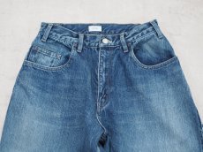 画像2: CIOTA / WIDE BAGGY 5 POCKET PANTS / Medium Blue (2)