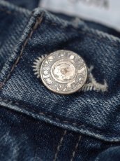 画像8: CIOTA / WIDE BAGGY 5 POCKET PANTS / Medium Blue (8)
