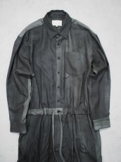 画像2: YOKO SAKAMOTO /  JUMP SUIT / WOOL GABARDINE-UNEVEN DYE / 「 Size S 」 (2)